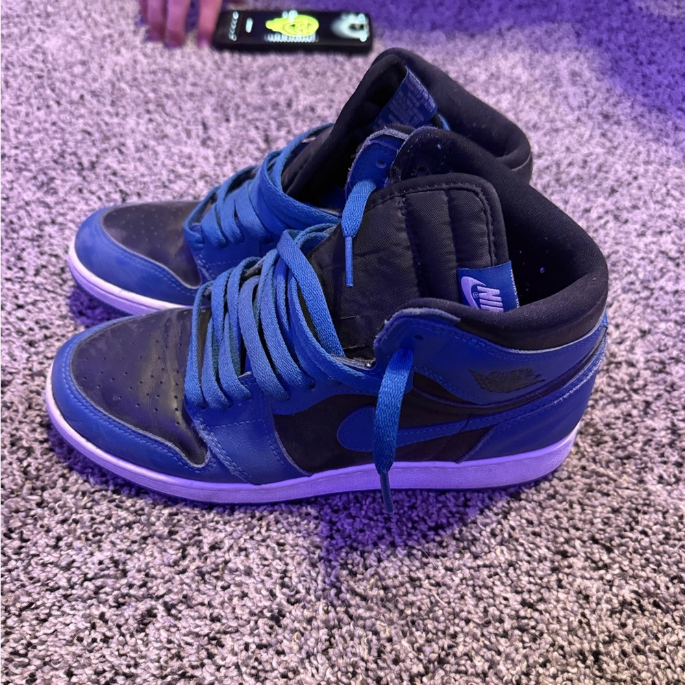 Nike Jordan 1s Black and Blue